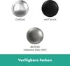 Three spheres representing different color options for a product, with text labels below each sphere and a title bar at the bottom. Produktbild-Vorschau