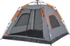 vidaXL Kuppel-Campingzelt 5 Personen Grau und Orange Quick Produktbild-Vorschau 4