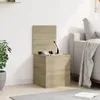vidaXL Kufer dąb sonoma 40x42x46 cm materiał drewnopochodny Podgląd zdjęcia produktu 3