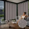 Outdoor Vorhang Extra Breit Leinenoptik Gardinen Produktbild-Vorschau 5