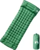 vidaXL Cuscino autogonfiante per dormire con cuscino Verde Anteprima dell’immagine prodotto 6