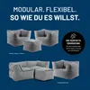 Modulárne kreslo LUMALAND z radu Cord, 96x72x70 cm - mäkký Náhľad obrázku produktu 5
