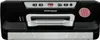 A black and silver vacuum sealer machine is shown from the front. Produktbild-Vorschau