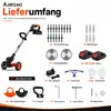 AJIEQAQ 3-in-1 Akku Rasentrimmer 21V, 1200W, 2×2,0Ah Akkus, Produktbild-Vorschau 7