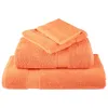 vidaXL Premium Waschhandtücher SOLUND 4 Stück Orange 30x30 Produktbild-Vorschau 3