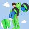 Juksun Alien Kostüm 120-150cm für Kinder PVC und Polyester Produktbild-Vorschau 11