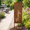 Relaxdays Tuindecoratie in edelroest, "Traumgarten" model, Productafbeelding-voorbeeld 3