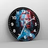 Wanduhr - Rund - Glasuhr - Schwarz Frau Emotionen - 40x40cm Produktbild-Vorschau 4