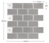 LARS360 10er Wandaufkleber Mosaik Küche Fliesenfolie 3D Produktbild-Vorschau 2