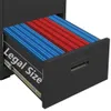 vidaXL Szafka na dokumenty antracyt 46x62x133 cm stal Podgląd zdjęcia produktu 6
