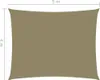 vidaXL Sun Sail Oxford Tessuto rettangolare 4x5 m Beige Anteprima dell’immagine prodotto 13