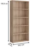 Büromöbel-Set TABOR PRO 7 in Eiche Sonoma / anthrazit Produktbild-Vorschau 7