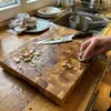 Eichenholzbrett SZTORCOWA 40x30x4 MASSIV auf Beinen, Produktbild-Vorschau 6