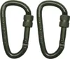 MFH Karabiner, Schraubverschluss,D 6mmx6cm, 2-er Pack, oliv Produktbild-Vorschau 3