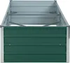 Metall Blumenbeet Hochbeet 160x80x45 cm Grün Pflanzbeet Produktbild-Vorschau 2
