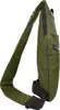 Side view of a green sling bag. Anteprima dell’immagine prodotto