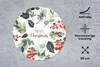 MuchoWow® Mauspad Mousepad Weihnachten - Zitat - Aquarell Produktbild-Vorschau 2