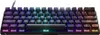 A black gaming keyboard with RGB lighting. Produktbild-Vorschau