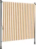 vidaXL Vonkajšia roleta oranžová a biela 200x270 cm látka a Náhľad obrázku produktu 1