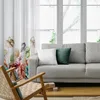 Vorhang NIKOLA weiß grün 140x250 cm  Ösen Ösenvorhang Produktbild-Vorschau 10