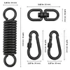 4 Stück Schwingfeder Set, Schwingfeder Stahlfeder mit 2 STK Produktbild-Vorschau 2
