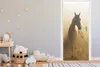 MuchoWow® Türtapete Selbstklebende Türfolie Pferd - Licht - Produktbild-Vorschau 4