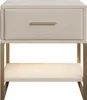 ProximaX 2 PIÈCES Table de nuit beige, Table de nuit avec Voir les images du produit 14