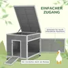 Drewniany domek dla zwierząt z asfaltowym dachem, Podgląd zdjęcia produktu 6