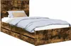 Bettrahmen Geräucherte Eiche 100 x 200 cm Ingenieurs Holz Produktbild-Vorschau 1