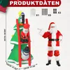 XMTECH Arbre de Noël gonflable 2,4 m avec bonhomme de Voir les images du produit 2