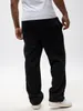 Herren Baggy  Jogginghose Schwarz GOOD LUCK Wide Loose Produktbild-Vorschau 5