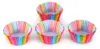 100 moules à cupcakes colorés, moules en papier pour Voir les images du produit 3