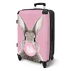 NoBoringSuitcases.com - Großer Koffer - Kinderkoffer rosa Produktbild-Vorschau 2