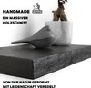 tømmermann Wandregal mit Baumkante Schweberegal massiv Produktbild-Vorschau 3