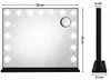 Lustro do makijażu Hollywood czarne make-up 58x46cm 18 LED Podgląd zdjęcia produktu 6