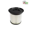 A vacuum cleaner filter is shown against a white background. Produktbild-Vorschau