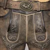 MADDOX Kurze Herren Lederhose "Hopfensee" mit Gürtel | Produktbild-Vorschau 5
