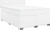 vidaXL Boxspringbett mit Matratze Weiß 160x200 cm Produktbild-Vorschau 3