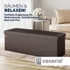 CASARIA® Cassapanca Contenitore con Coperchio Pieghevole  Anteprima dell’immagine prodotto 2