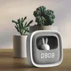 LED stolná nočná lampa BUNNY 2, bielo-sivá, 1,2 W, teplá Náhľad obrázku produktu 2