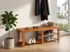 Estante para zapatos 2 en 1 y banco con asiento, fabricado Vista previa de la imagen del producto 7