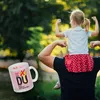 Danke Papa dass du nicht verhütet hast Glas Tasse in rosa Produktbild-Vorschau 3