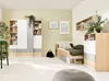 Jugendzimmer Set in Eiche mit weiß und grau PINETO-133, Produktbild-Vorschau 1