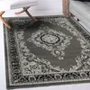 Tapis Orient gris noir classique Ornement tissé serré Poils Voir les images du produit 2