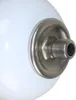 A close-up view of a white spherical object with a metallic threaded fitting. Produktbild-Vorschau