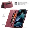 iPhone 14 Pro Max Brieftasche Hülle, Retro Kunstledertasche Produktbild-Vorschau 2