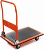 A studio shot of an orange and black platform trolley. Náhled obrázku produktu