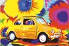 ARTland Wandbild, selbstklebend Fiat 500 Größe: 90x60 cm Produktbild-Vorschau 1