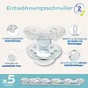 Clipp Set - Entwöhnungsschnuller Sterne + 5 Manschetten für Produktbild-Vorschau 2