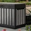 Keter Gartenbox Kentwood 190 Liter - Holzoptik Stormgrey - Produktbild-Vorschau 2